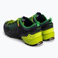 Salewa men's Wildfire Edge approach shoe navy blue/yellow 00-0000061346 3