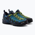 Men's Salewa Wildfire Edge approach shoe blue/yellow 0000061346 5