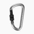 Salewa D-Shape Carbiner With Screw silver 00-0000034102