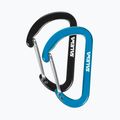 Salewa Flat Wiregate carabiners 2 pcs. black/blue 00-0000034103