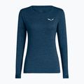 Women's trekking longsleeve Salewa Puez Melange Dry navy blazer melange 5