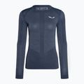 Women's thermal T-shirt Salewa Zebru Med Warm Amr blue 00-0000027958