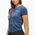 Women's trekking T-shirt Salewa Zebru Medium Warm Amr dark denim 6
