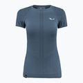 Women's trekking T-shirt Salewa Zebru Medium Warm Amr dark denim 8