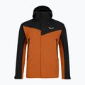 Salewa men's Moiazza GTX-Pac rain jacket brown/black 00-0000027910 8