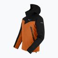 Salewa men's Moiazza GTX-Pac rain jacket brown/black 00-0000027910 7