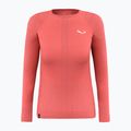 Salewa Zebru Med Warm AMR women's thermal longsleeve fluo coral