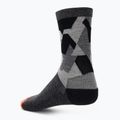 Women's trekking socks Salewa Pedroc Camo AM Crew black-grey 00-0000069038 2