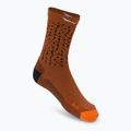 Men's trekking socks Salewa MTN TRN Sal. AM Crew grey-brown 00-0000069029 5