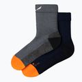 Salewa MTN TRN AM men's trekking socks navy blue-grey 00-0000069034 5