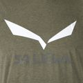 Men's Salewa Solidlogo Dry khaki trekking shirt 00-0000027018 6