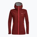 Salewa women's rain jacket Puez Aqua 3 PTX burgundy 00-0000024546 3