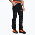 Salewa men's softshell trousers Sella DST Lights black 00-0000028474