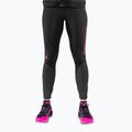 DYNAFIT Reflective women's running leggings black out pink glo