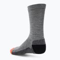 Women's trekking socks Salewa MTN TRN AM Crew grey 00-0000069032 2