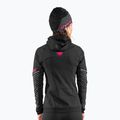 Women's DYNAFIT Alpine Reflective running jacket black out pink glo 3