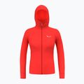 Salewa women's trekking sweatshirt Agner Polarlite Hooded red 00-0000028558 6