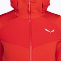 Salewa women's trekking sweatshirt Agner Polarlite Hooded red 00-0000028558 3