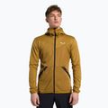 Salewa men's fleece sweatshirt Puez Melange PL FZ Hoody brown 00-0000027386