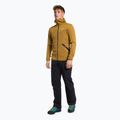 Salewa men's fleece sweatshirt Puez Melange PL FZ Hoody brown 00-0000027386 2