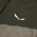 Men's trekking sweatshirt Salewa Puez 2 Dry Hood FZ dark olive melange 3