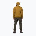 Men's rain jacket Salewa Fanes 3L Ptx Hemp 2/1 Parka golden brown int.7020 5