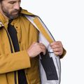 Men's rain jacket Salewa Fanes 3L Ptx Hemp 2/1 Parka golden brown int.7020 8