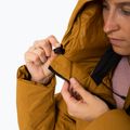 Salewa women's winter coat Fanes 2L PTX Parka golden brown 5