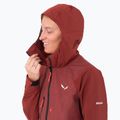 Salewa women's softshell jacket Sella DST Hyb syrah 4