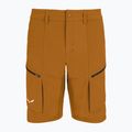 Men's trekking shorts Salewa Puez DST Cargo golden brown