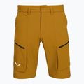 Men's trekking shorts Salewa Puez DST Cargo golden brown