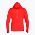 Salewa men's trekking sweatshirt Agner Hybrid PL/DST FZ flame melange 2