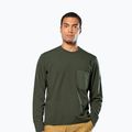 Men's Salewa Fanes Dry Pullover trekking sweatshirt dark olive