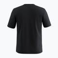 Men's Salewa Solidlogo Dry black out trekking shirt 2