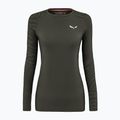 Women's thermal top Salewa Cristallo Warm AMR dark olive