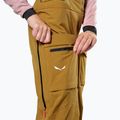 Salewa women's ski trousers Sella Free 3L Ptx golden brown 6