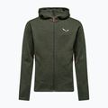Men's trekking sweatshirt Salewa Puez Rocca Polarlite Hood dark olive 5