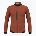 Men's trekking sweatshirt Salewa Pedroc PL 2 bombay brown