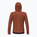 Men's trekking sweatshirt Salewa Pedroc PL Hooded bombay brown 2