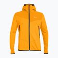 Men's trekking sweatshirt Salewa Agner Hybrid PL/DST FZ Hoody turmeric melange/0910