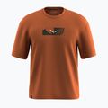 Men's Salewa Eagle Hybrid Loose t-shirt bombay brown