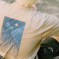 Men's Salewa Eagle Sunset Loose quicksand T-shirt 3
