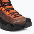 Men's Salewa Wildfire Nxt Mid GTX approach shoe bombay brown / tumeric 7