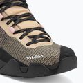 Men's Salewa Wildfire Nxt Mid GTX approach shoe quicksand / etruscan red 7