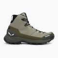 Salewa men's trekking boots Puez Leather Mid Ptx shadow / dark olive 2