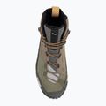 Salewa men's trekking boots Puez Leather Mid Ptx bungee cord / onyx 5