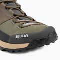 Salewa men's trekking boots Puez Leather Mid Ptx bungee cord / onyx 7
