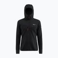 Men's trekking sweatshirt Salewa Agner PL Hooded black out