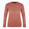 Children's thermal longsleeve Salewa Zebru Med Warm AMR etruscan red