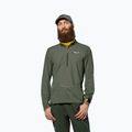 Men's longsleeve Salewa Pedroc Dry Wind Half Zip Tee faded green